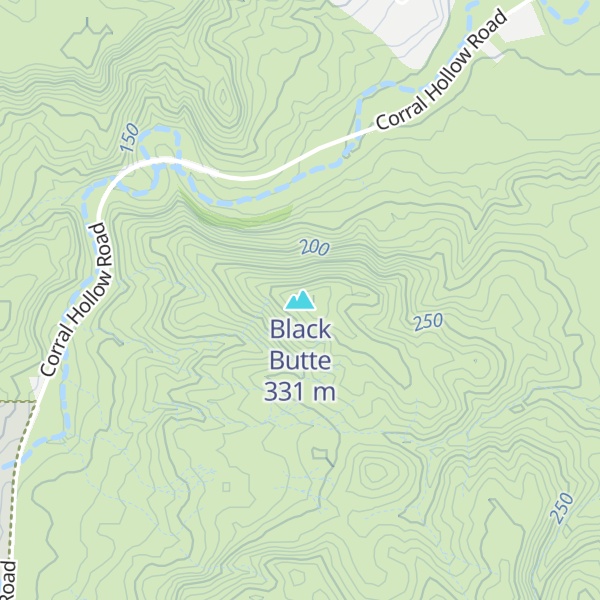 Map of Black Butte