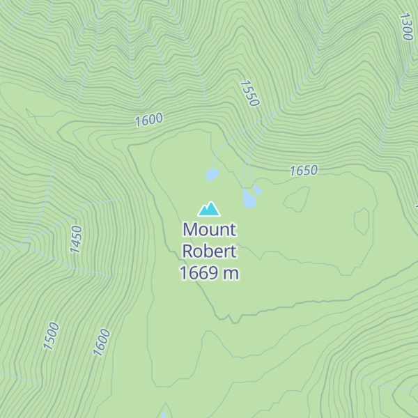 Map of Mount Robert