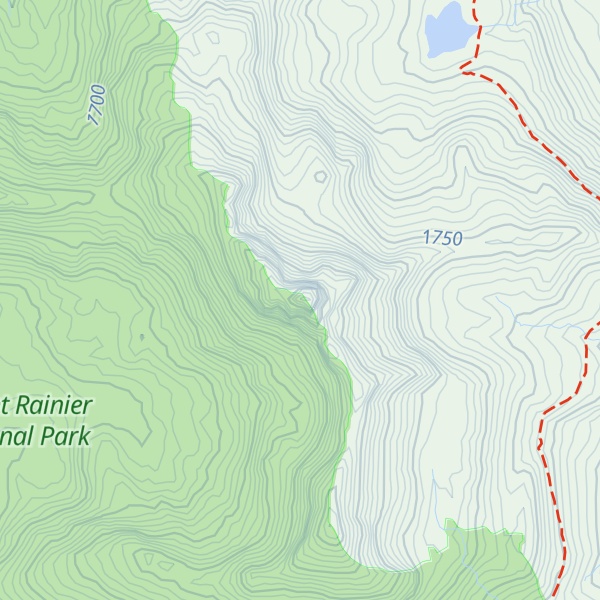 Map of Dewey Peak