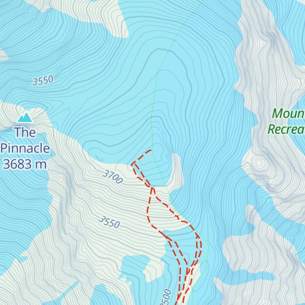 Map of Mount Adams