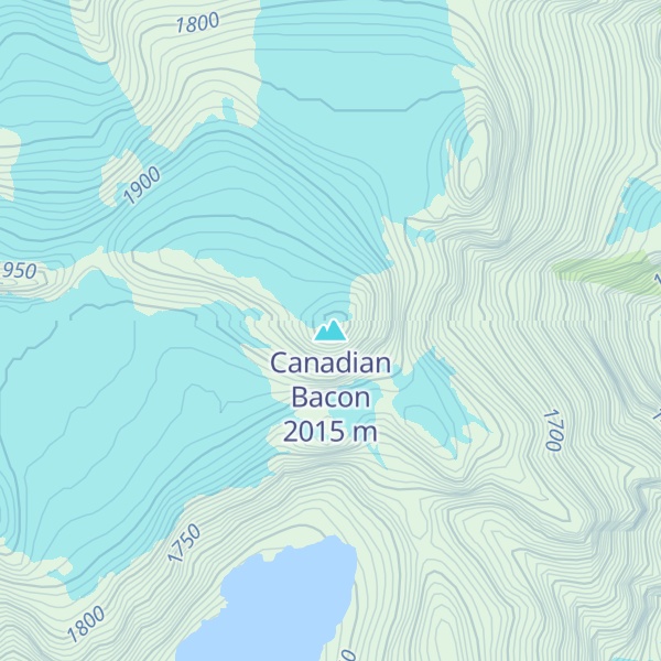 Map of Canadian Bacon