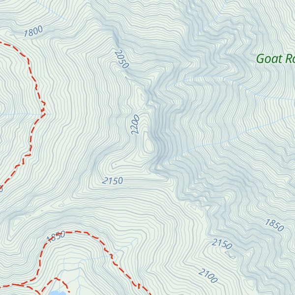 Map of Johnson Peak