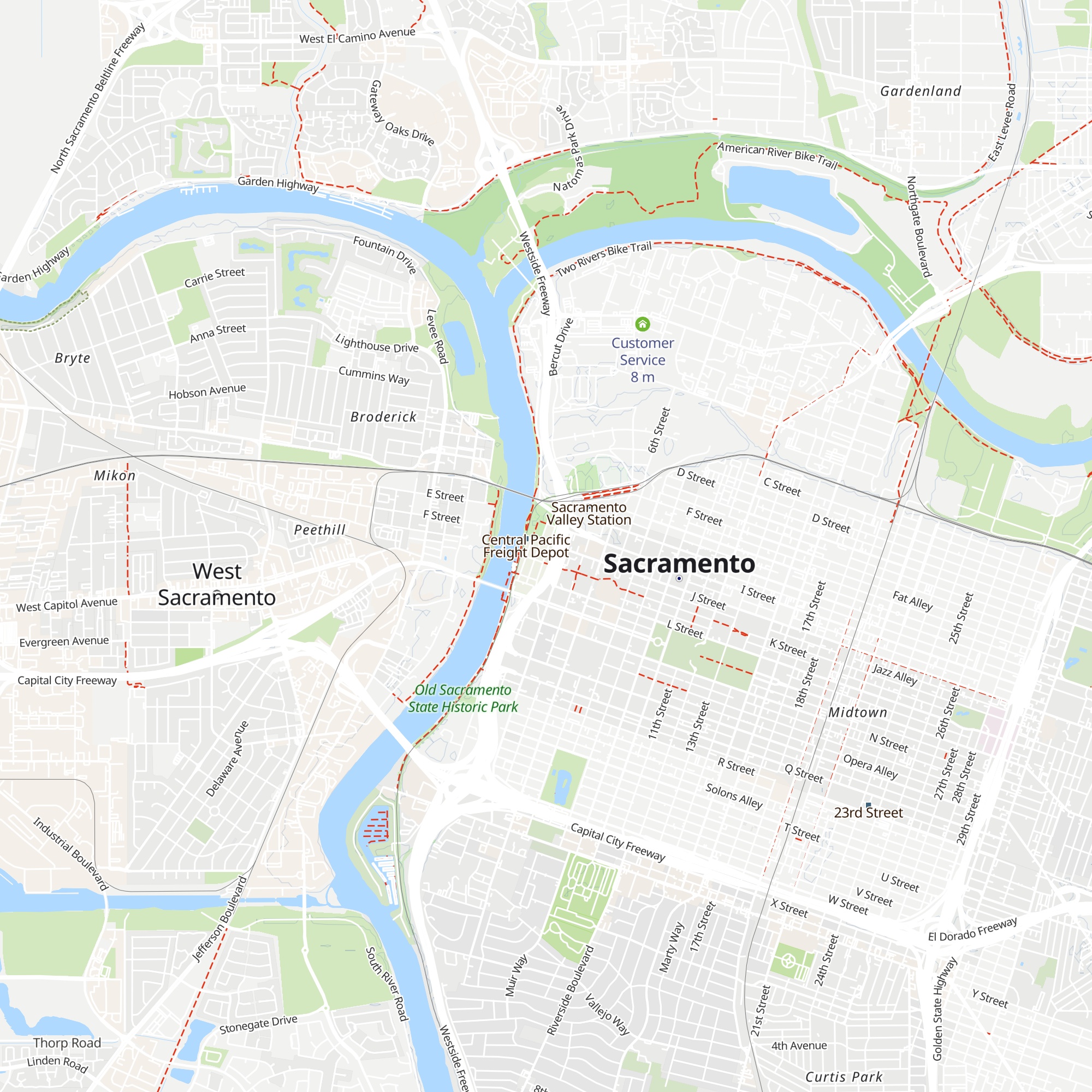 Visitors Center map