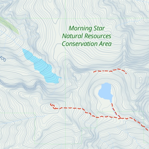 Map of Wolf Peak