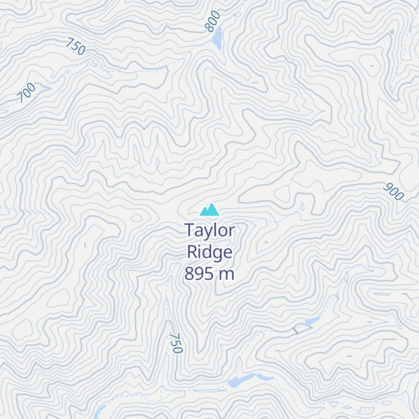 Map of Taylor Ridge