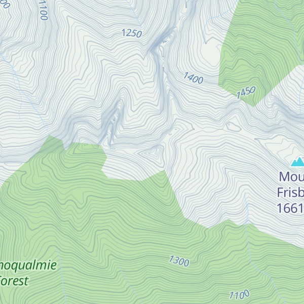 Map of Mount Rudderham