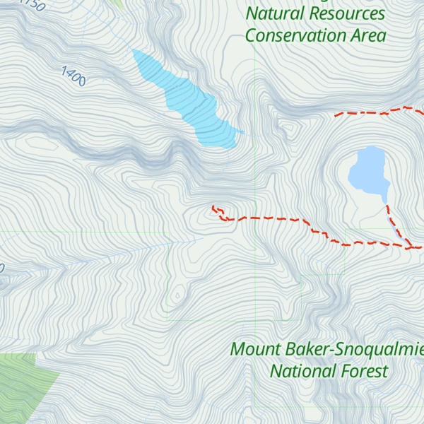 Map of Vesper Peak