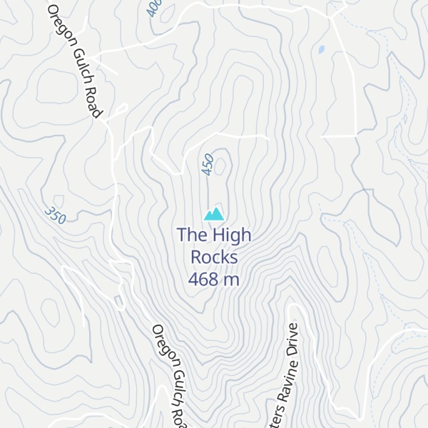 Map of The High Rocks