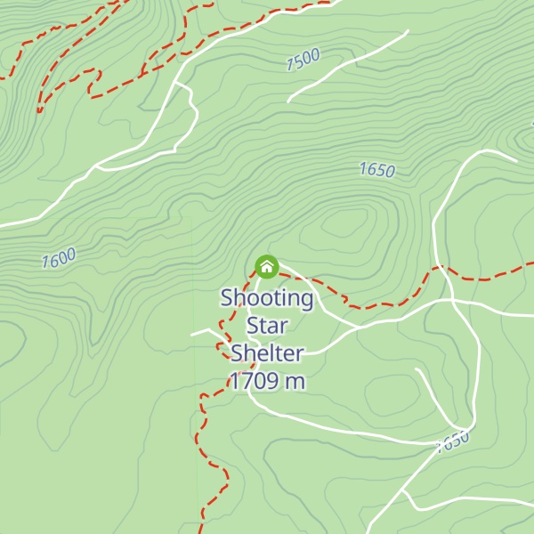 Map of Shooting Star Shelter