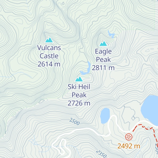 Map of Ski Heil Peak