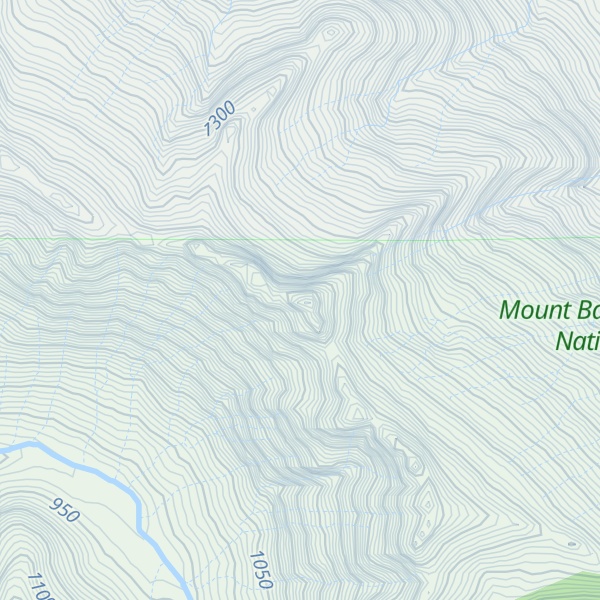 Map of Frostbite Peak