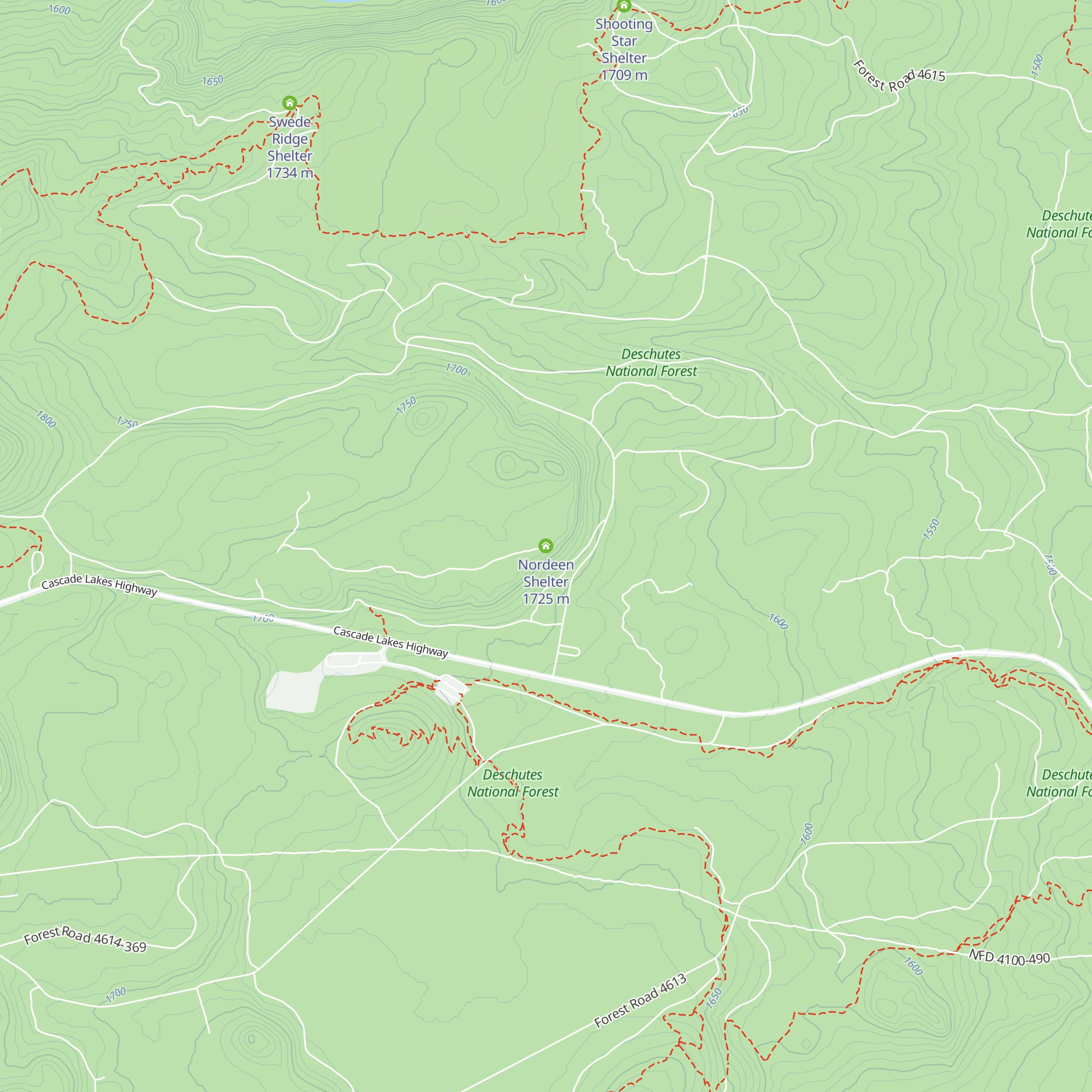Nordeen Shelter map