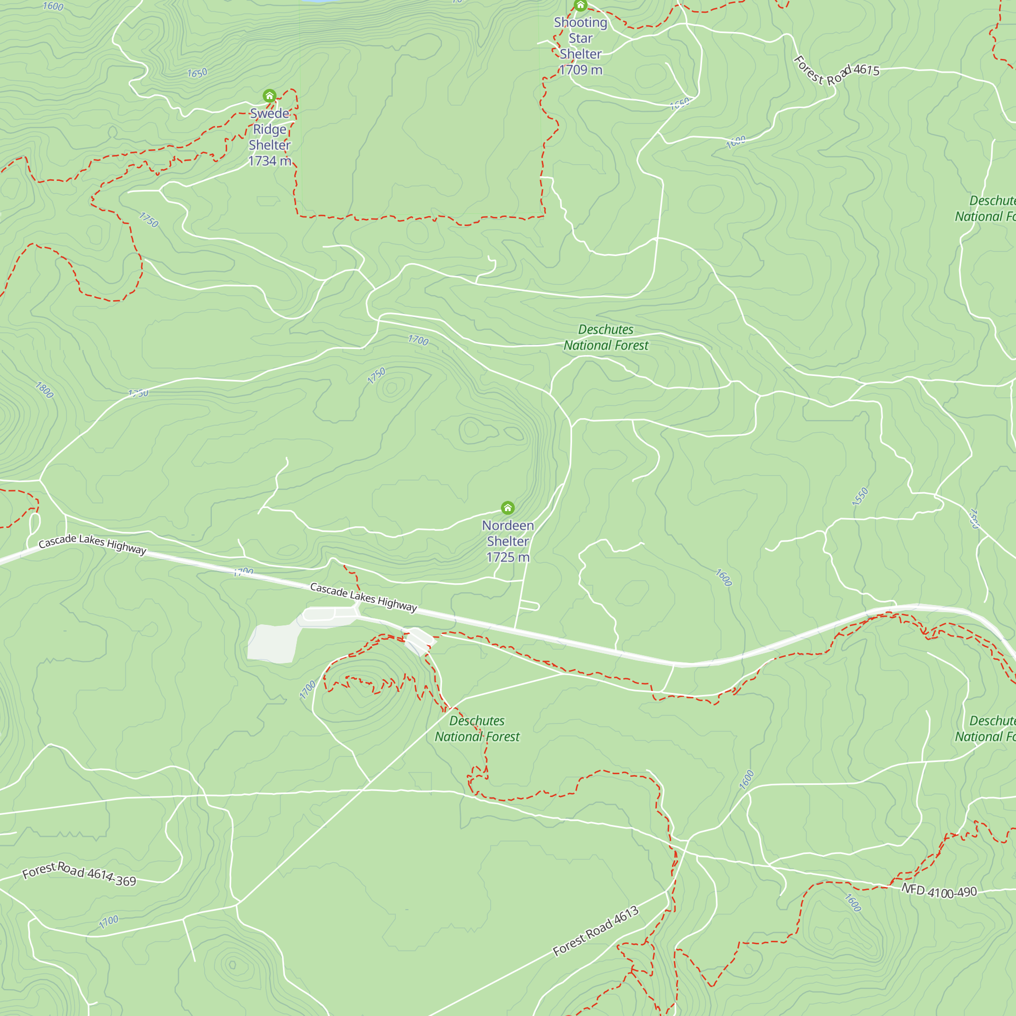 Nordeen Shelter map
