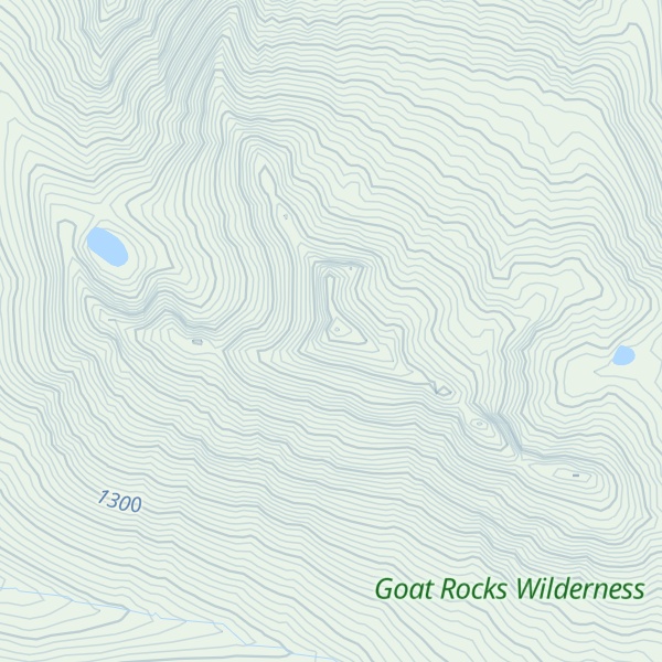 Map of Beargrass Butte