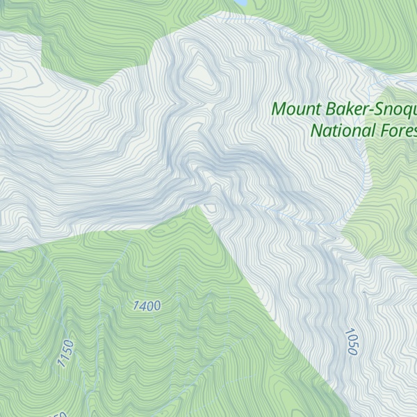 Map of Hall Peak
