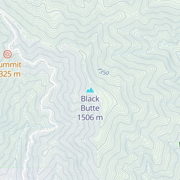 Map of Black Butte