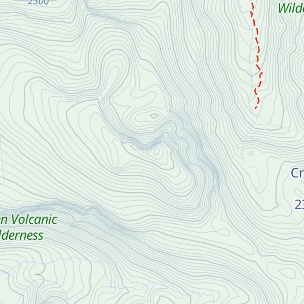 Map of Loomis Peak