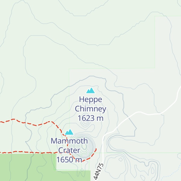 Map of Heppe Chimney