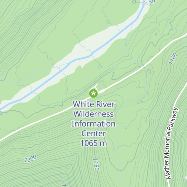 Map of White River Wilderness Information Center