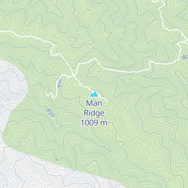 Map of Man Ridge
