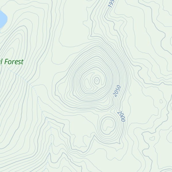Map of Hall Butte