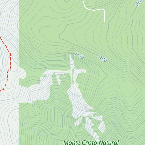 Map of Dry Creek Ridge