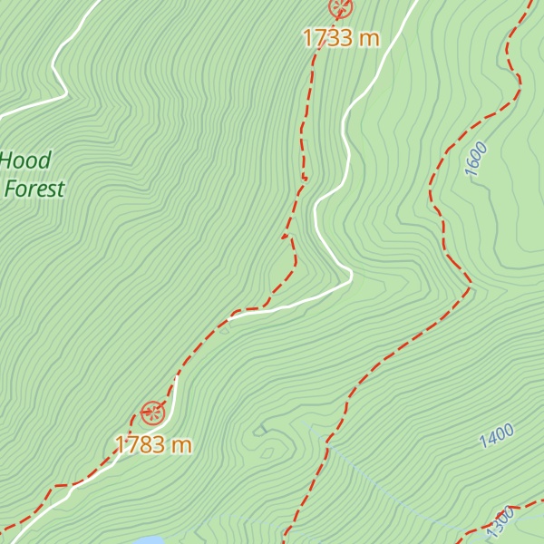 Map of Gunsight Butte