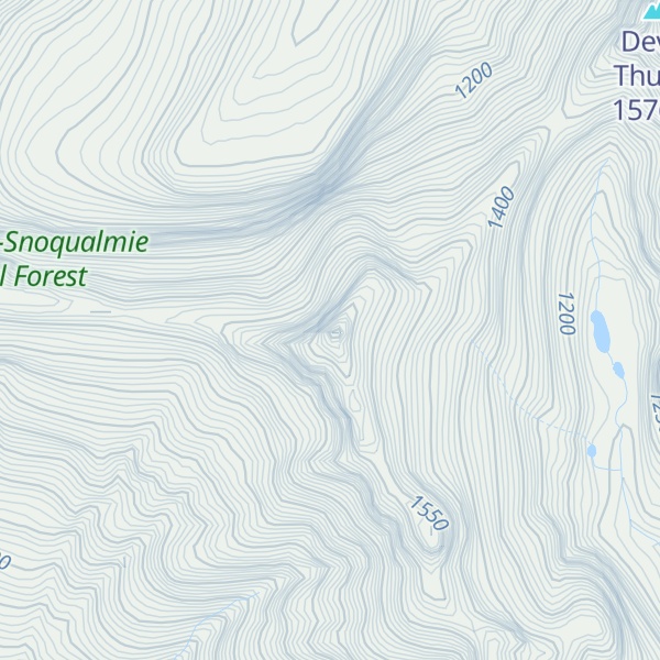 Map of Devils Peak