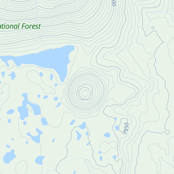 Map of Eiler Butte