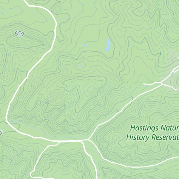 Map of Haystack Hill