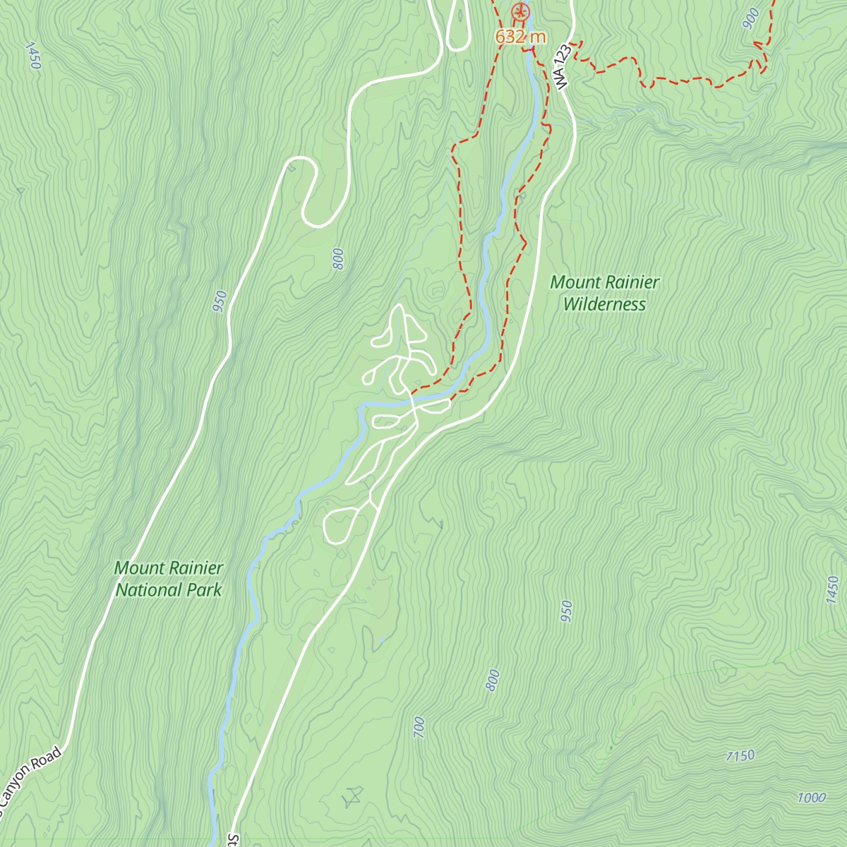 Ohanapecosh Visitor Center map