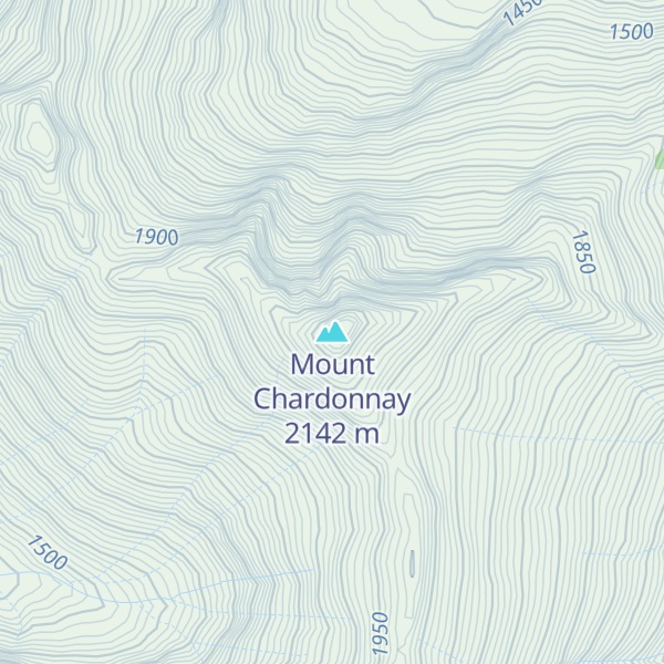 Map of Mount Chardonnay
