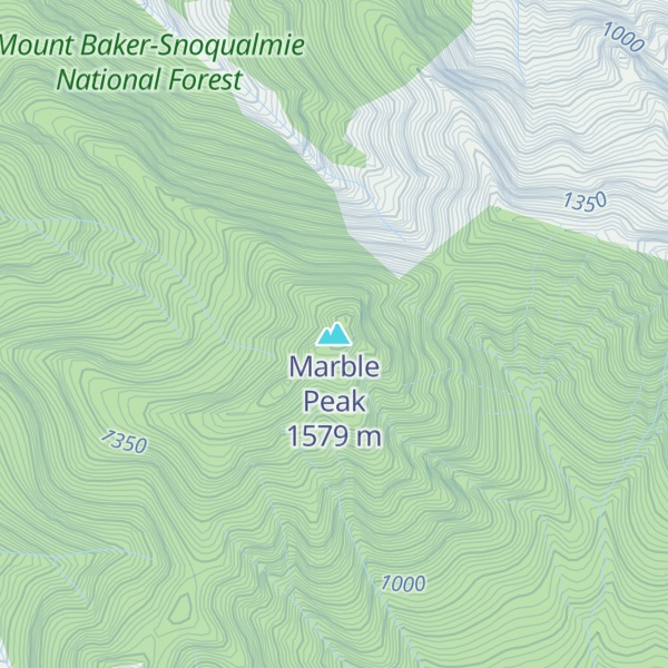 Map of Marble Peak