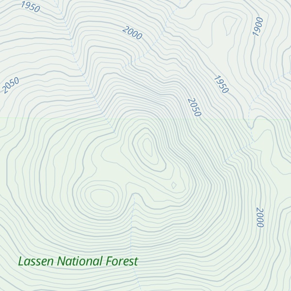 Map of Freaner Peak