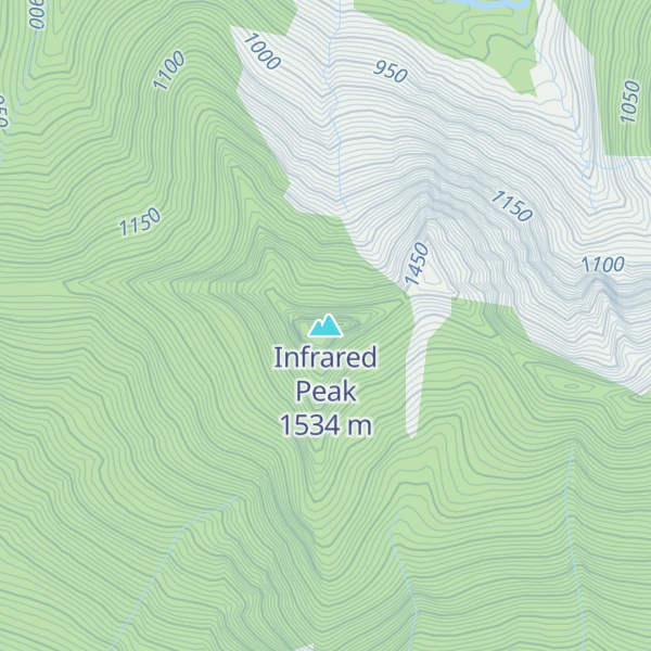 Map of Infrared Peak