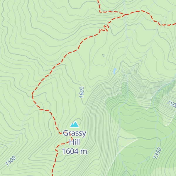 Map of Stagman Ridge