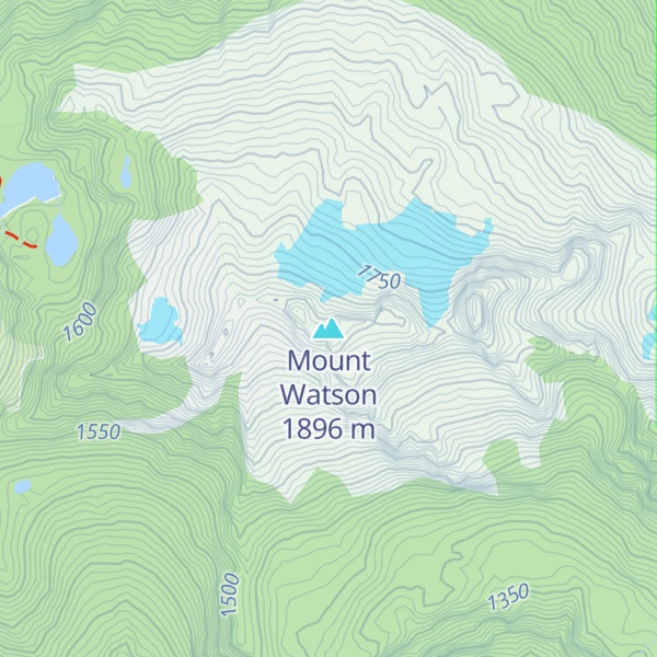 Map of Mount Watson