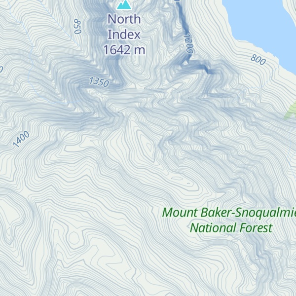 Map of Mount Index