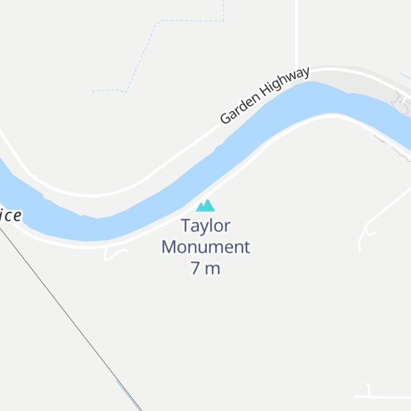Map of Taylor Monument
