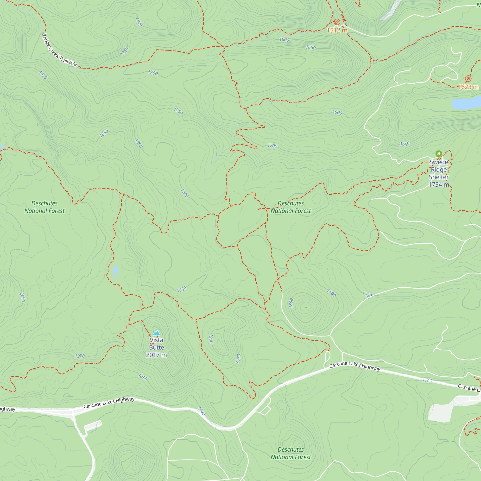 Swampy Shelter map
