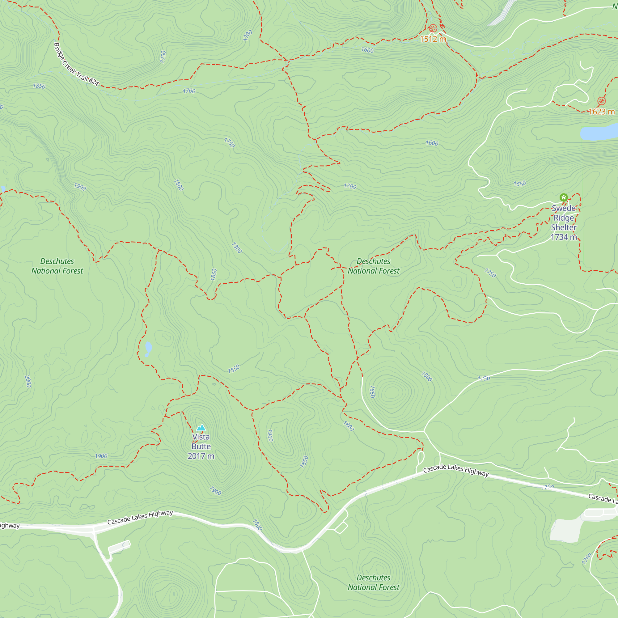 Swampy Shelter map