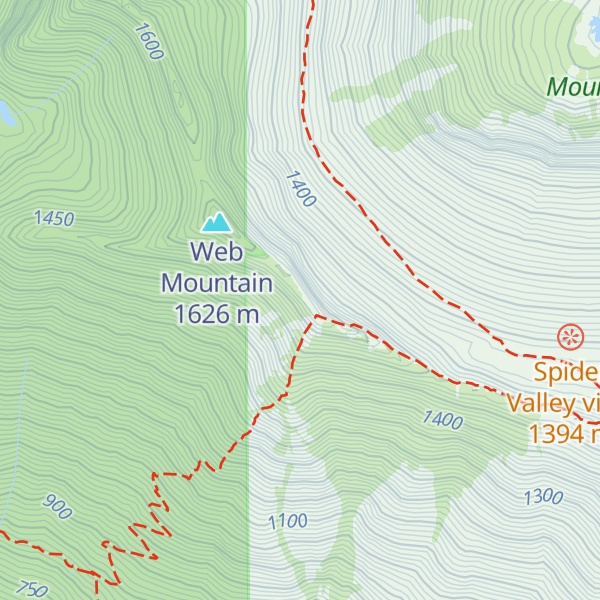 Map of Putrid Pete's Peak