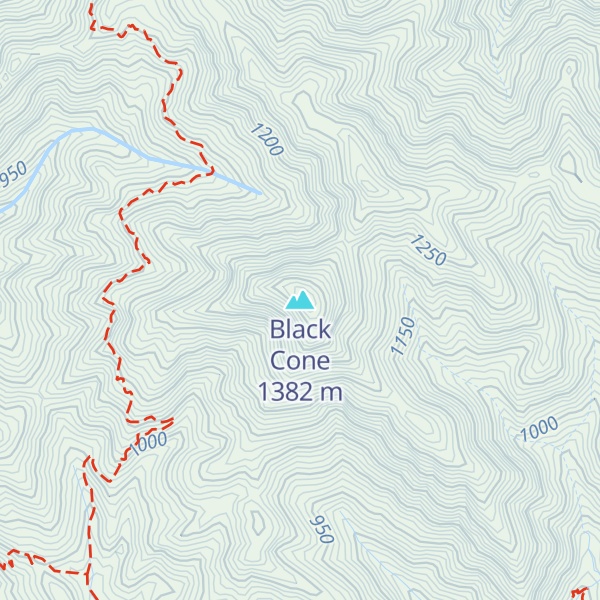Map of Black Cone