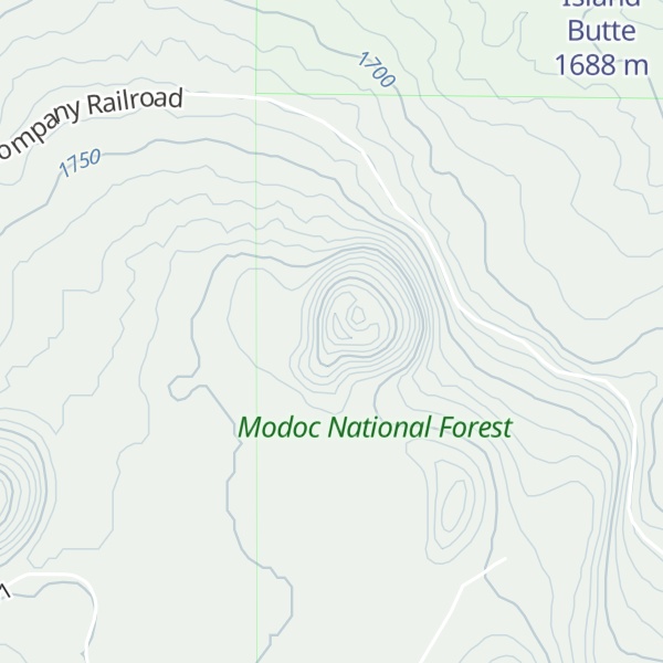 Map of Cinder Butte