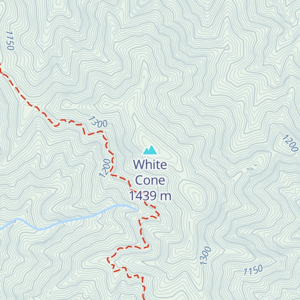 Map of White Cone