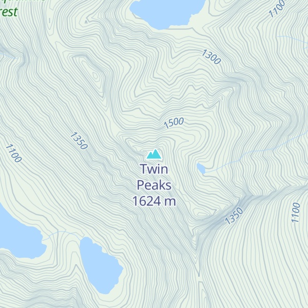 Map of Twin Peaks
