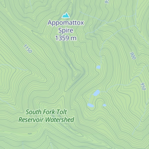 Map of Mount Lee