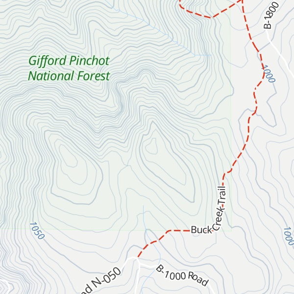 Map of Timberhead Mountain