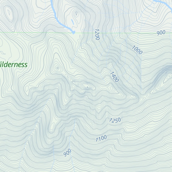 Map of Mount Stickney