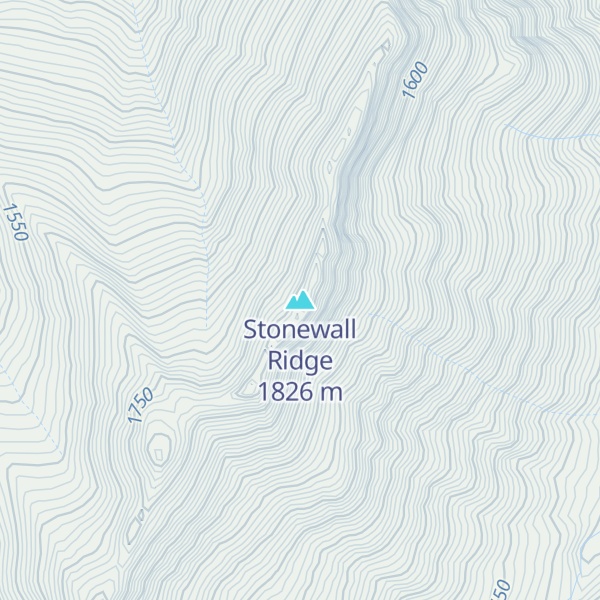 Map of Stonewall Ridge